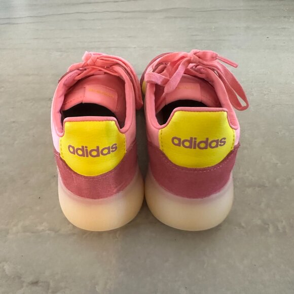 Women's Adidas Pink Sneakers - Picture 3 of 5